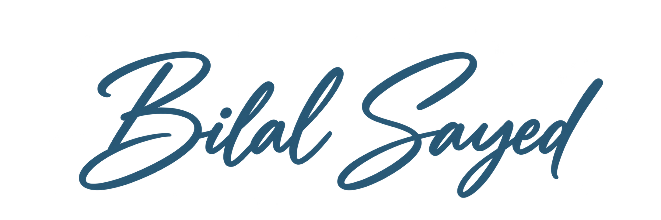 Bilal Sayed Signature
